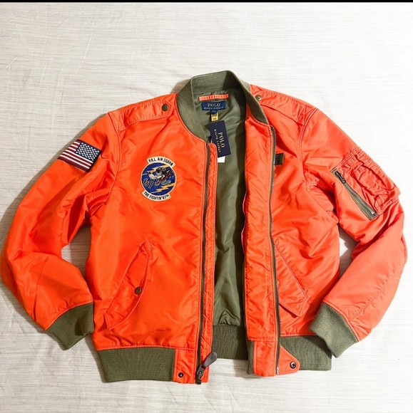 🔥Polo Ralph Lauren twill bomber jacket